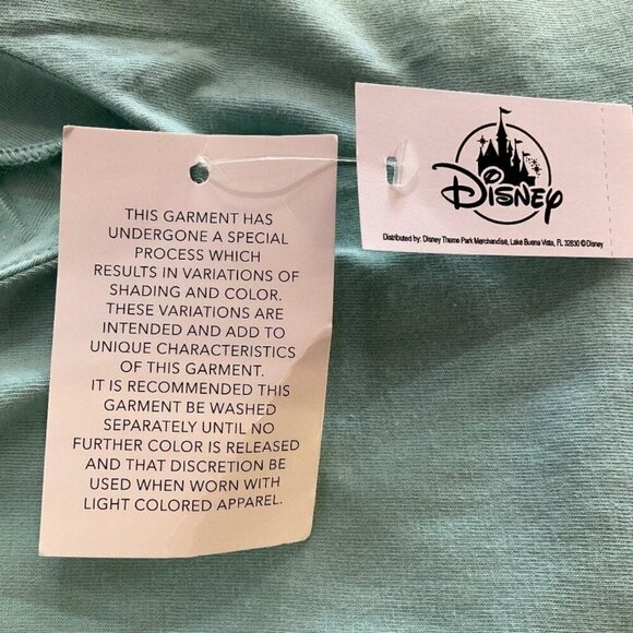 NWT Disney Women's Teal Graphic Tee, Size Medium - Picture 6 of 8